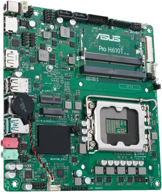 Płyta główna Asus Pro H610T-CSM (s1700, Intel H610, PCI-Ex4) - obraz 3