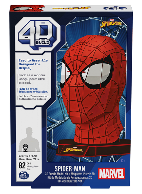 3D Puzzle SpinMaster Marvel Spiderman (681147013568) - obraz 1