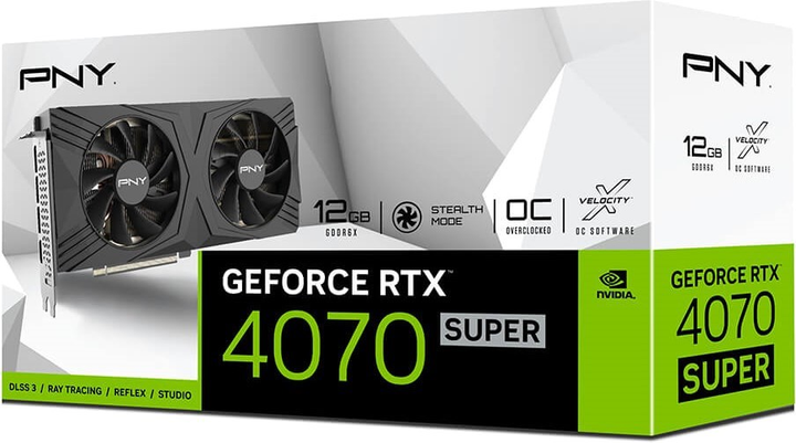 PNY GeForce RTX 4070 SUPER 本体　VRAM12GB Amazon | PNY GeForce™ RTX 4070 SUPER™ 12GB XLR8 Gaming VERTO