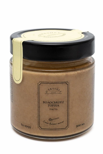 Паста из грецкого ореха O'freshly, 200 мл – купить в Украине - ROZETKA ...