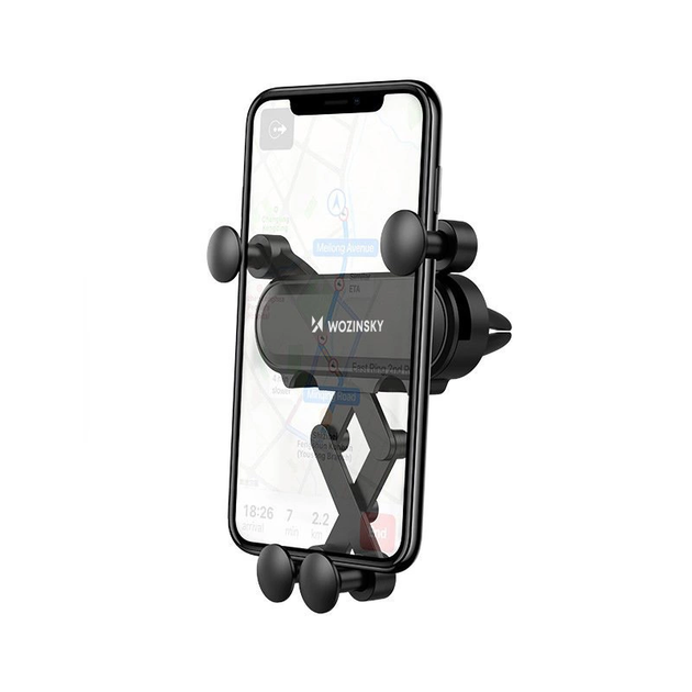 Автодержатель для телефона Wozinsky Gravity Car Holder Black (WCH-05) - изображение 6