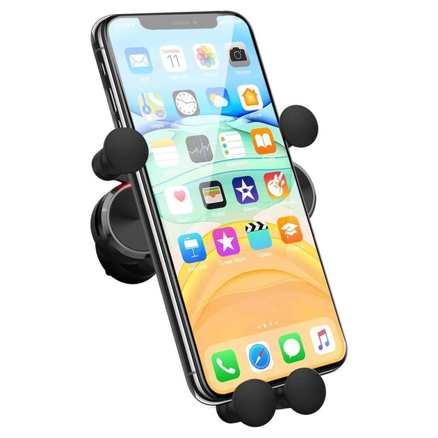 Автодержатель для телефона Wozinsky Gravity Car Holder Black (WCH-05) - изображение 7