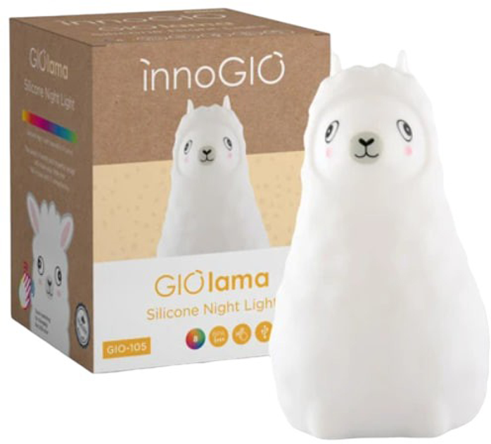 Lampka nocna silikonowa Innogio Lama GIO-105 (5903317816621) - obraz 1