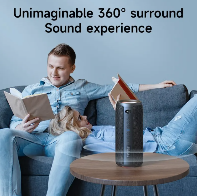 2台セットZEALOT ジーロット S51Pro ワイヤレス 高防水 40W新品 Портативна колонка Bluetooth Zealot S51PRO 40 Вт Black – фото