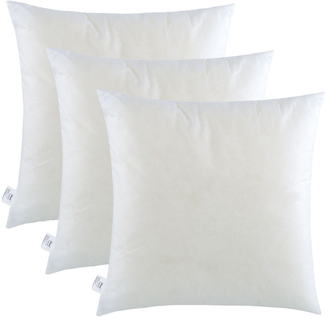 Акція на Набір подушок IDEIA білих Антиаллергенних 45х45 см 3 шт від Rozetka