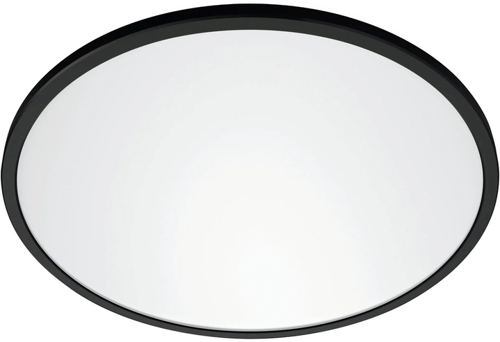 Lampa sufitowa LED WIZ SuperSlim smart ceiling lamp 22 W TW czarna (8719514554955) - obraz 1