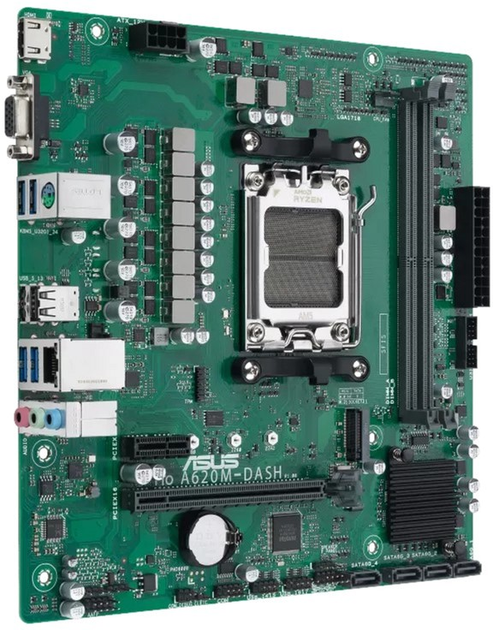 Материнська плата Asus Pro A620M-DASH-CSM (sAM5, AMD A620, PCI-Ex4) - зображення 2