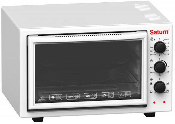 Електрична піч Saturn ST-EC3803 Біла - зображення 3
