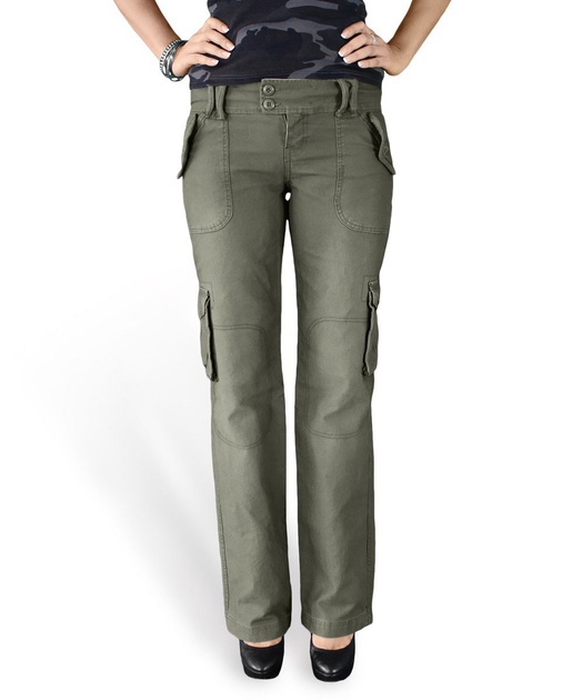 Брюки женские SURPLUS LADIES TROUSERS 40 Washed olive - изображение 1