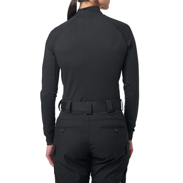 Термореглан женский 5.11 Tactical Women's Mock Neck Long Sleeve Top M Black - изображение 2