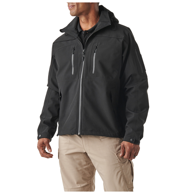 Куртка тактическая для штормовой погоды 5.11 Tactical Sabre 2.0 Jacket 2XL Black - изображение 2