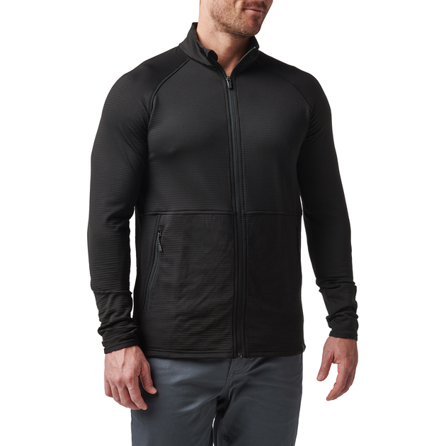 Куртка флисовая 5.11 Tactical Stratos Full Zip 2XL Black - изображение 1