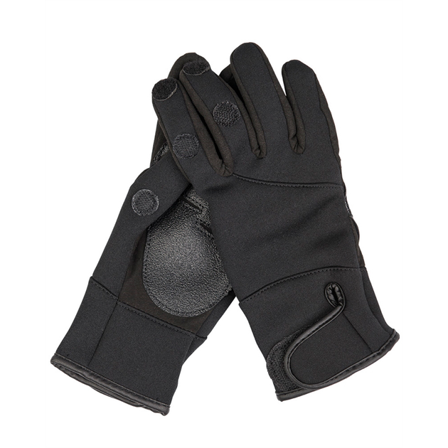 Рукавички тактичні Sturm Mil-Tec Neoprene/Amaro Shooting Gloves S Black - зображення 1