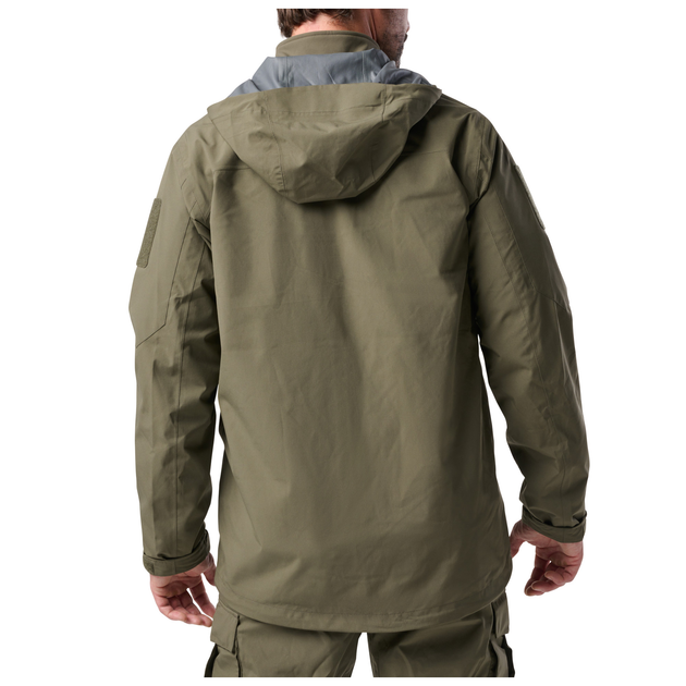 Куртка штормова 5.11 Tactical Force Rain Shell Jacket 2XL RANGER GREEN - зображення 2