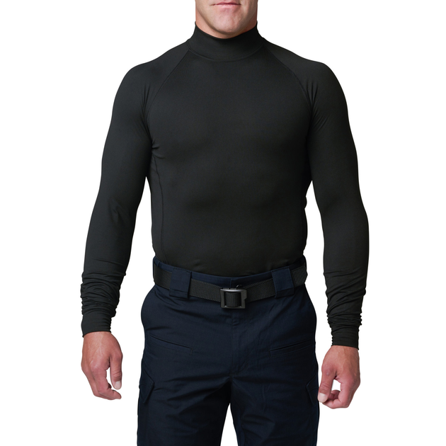 Термореглан 5.11 Tactical Mock Neck Long Sleeve Top 2XL Black - зображення 1