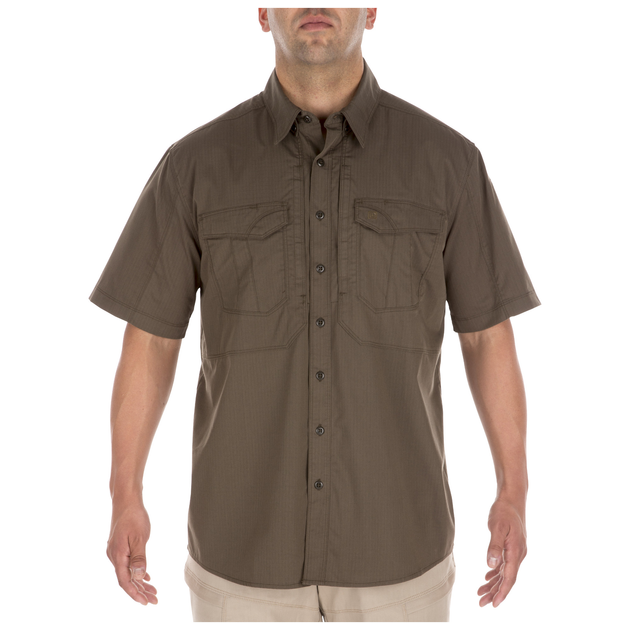 Рубашка тактическая с коротким рукавом 5.11 Stryke™ Shirt - Short Sleeve M Tundra - изображение 1