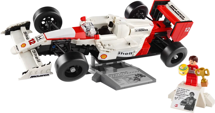 Zestaw klocków Lego Icons McLaren MP4/4 i Ayrton Senna 693 elementy (10330) - obraz 2