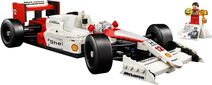 Zestaw klocków LEGO Icons McLaren MP4/4 i Ayrton Senna 693 elementy (10330) - obraz 3