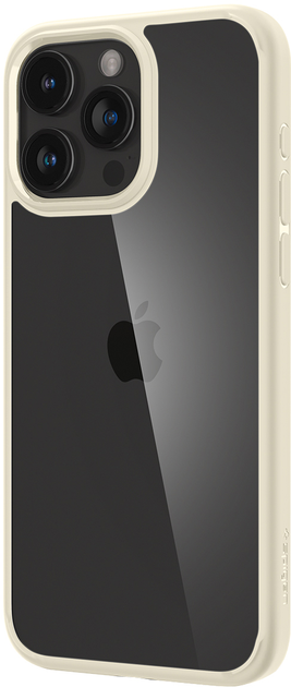 Panel Spigen Ultra Hybrid dla Apple iPhone 15 Pro Max Beżowy (ACS06571) - obraz 1