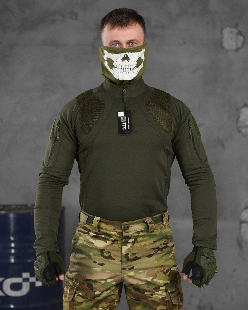 Тактическая боевая рубашка убакс с демфером 5.11 Tactical 2XL олива (86421) - изображение 1