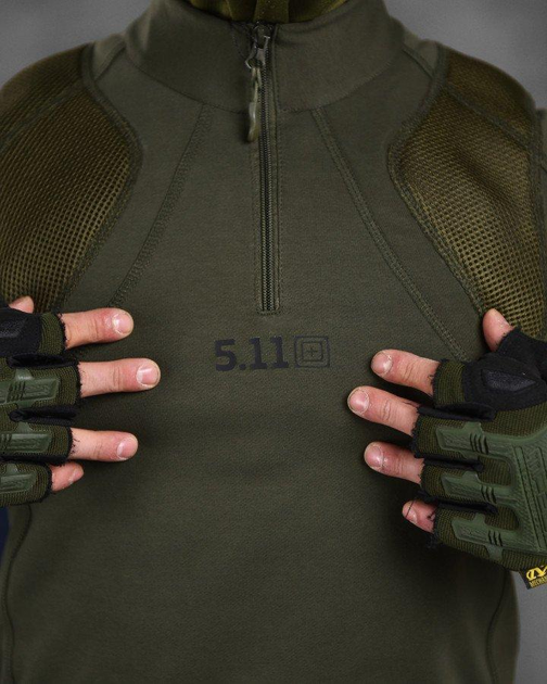 Тактическая боевая рубашка убакс с демфером 5.11 Tactical M олива (86421) - изображение 2