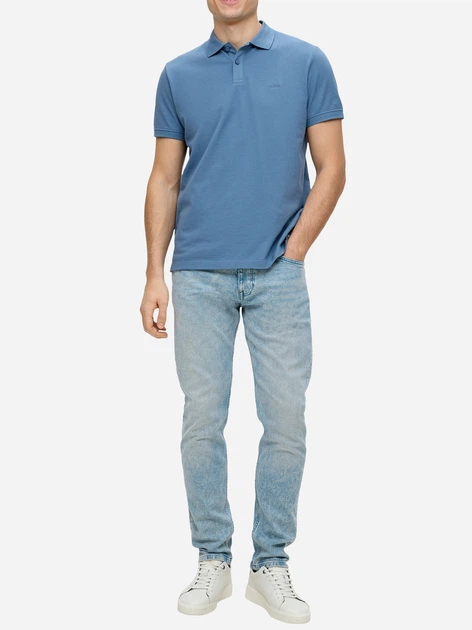 Koszulka polo męska s.Oliver 10.3.11.13.121.2138262-5402 XL Niebieska (4099974762126) - obraz 3