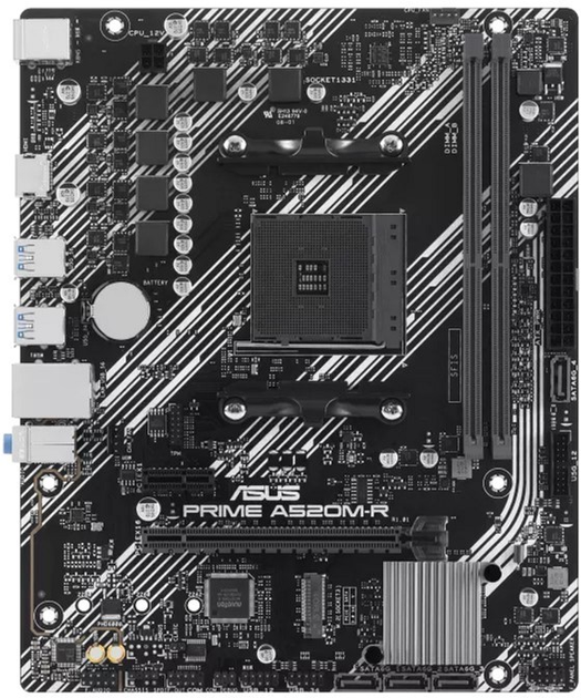 Материнська плата Asus PRIME A520M-R (sAM4, AMD A520, PCI-Ex16) - зображення 1