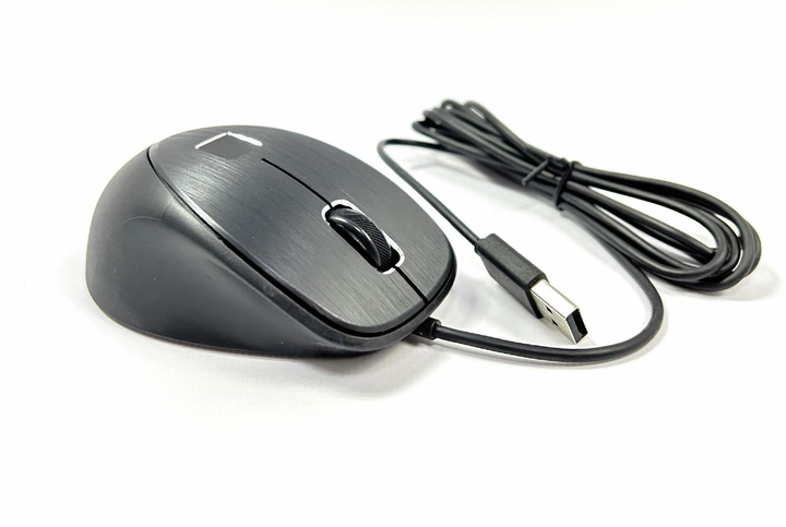 Проводная USB мышь HP Fingerprint (4TS44AA) Black со сканером ...