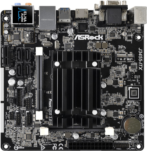 Płyta główna ASRock J3455-ITX (Intel Celeron J3455, SoC, PCI-Ex) - obraz 1