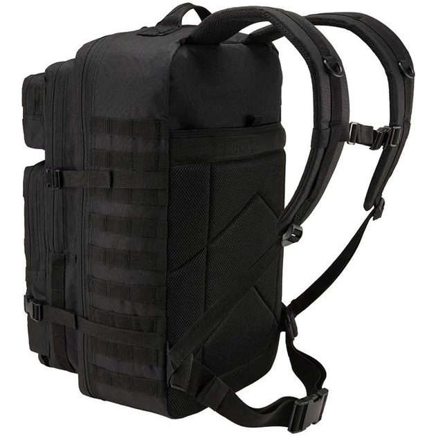 Тактичний військовий рюкзак Brandit US Cooper 65 л, армійський рюкзак, чорний - зображення 2