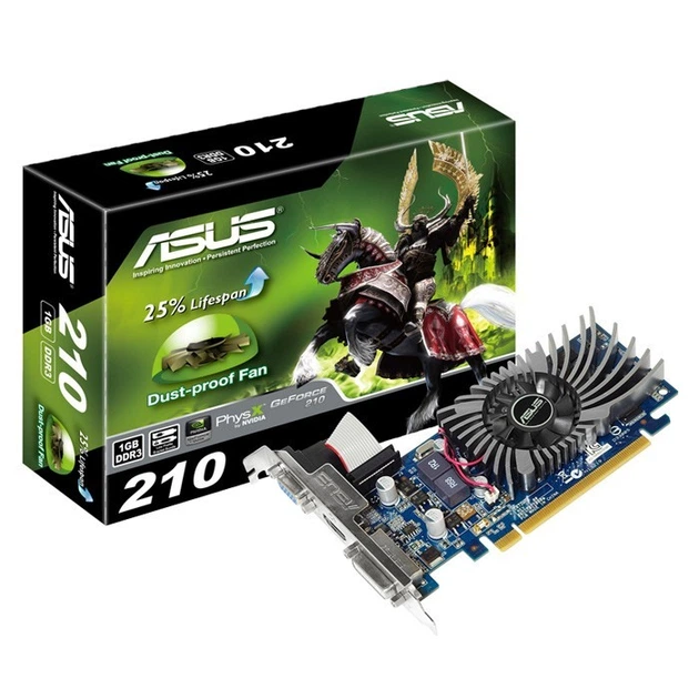 Відеокарта Asus PCI-Ex GeForce 210 1024MB DDR3 - Фото 3 Відеокарта Asus PCI-Ex GeForce 210 1024MB DDR3 - изображение 3