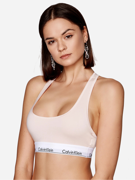 Biustonosz Calvin Klein Underwear 0000F3785E-2NT S Różowy (8718934300845) - obraz 1