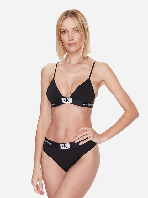 Biustonosz damski bez fiszbin Calvin Klein Underwear 000QF7217E-UB1 M Czarny (8720107334779) - obraz 3