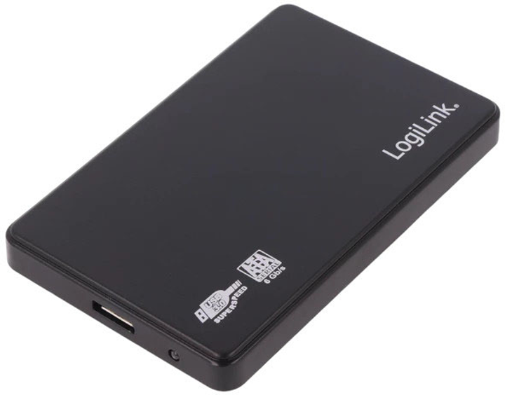 Zewnętrzna kieszeń LogiLink UA0256 dla 2.5'' HDD/SSD USB 3.0 (4052792038286) - obraz 1