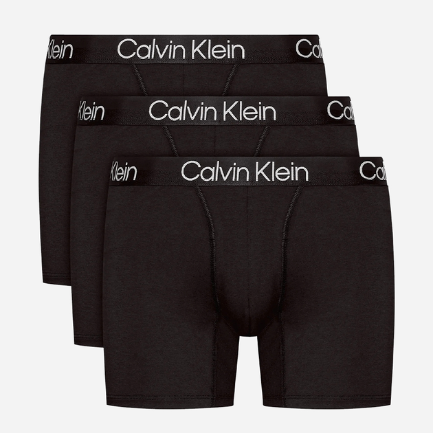 Набір трусів шорти Calvin Klein Underwear 000NB2971A-7V1 L 3 шт Чорний (8719854639275) - зображення 1