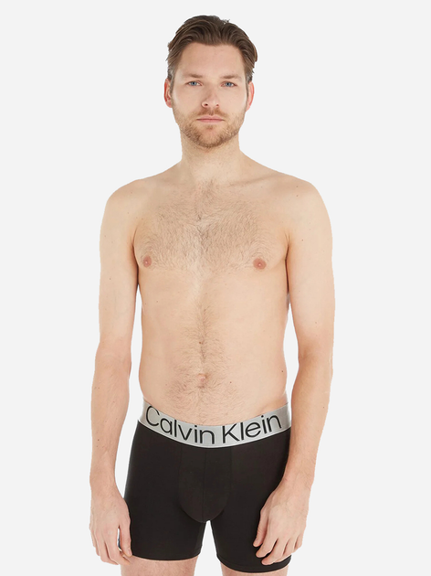 Набір трусів шорти Calvin Klein Underwear 000NB3131A-7V1 2XL 3 шт Чорний (8719855392971) - зображення 2