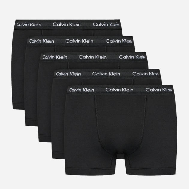 Zestaw majtek szorty Calvin Klein Underwear 000NB2877A-XWB L 5 szt Czarny (8719853976791) - obraz 1