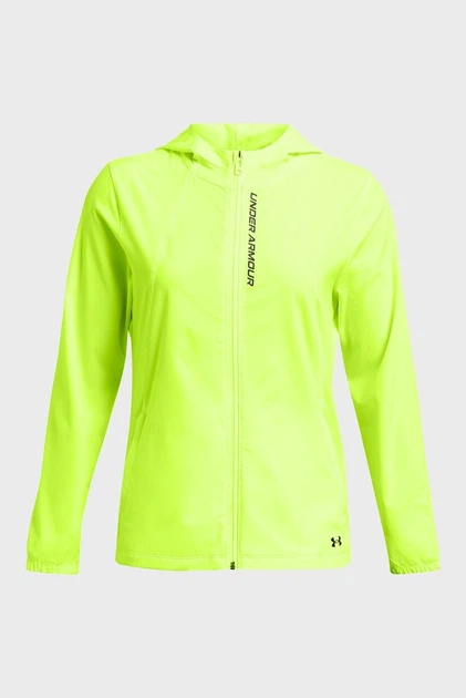 Жіноча жовта вітровка UA OutRun the Storm Jkt Under Armour SM 1377043-731 - изображение 5