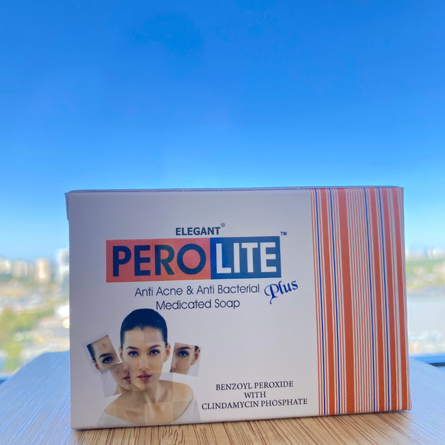 Мыло от акне перолайт плюс с клиндамицином ELEGANT Perolite Anti Acne ...