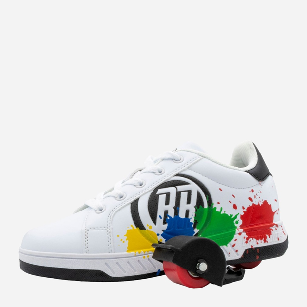 Дитячі роликові кросівки для хлопчика Breezy Rollers 2180370 29 Білий/Чорний/Червоний (7000002310490) - зображення 1