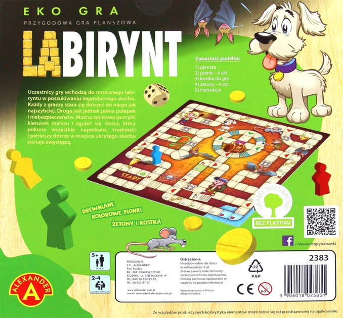 Gra planszowa Alexander Eko Labirynt (5906018023831) - obraz 3
