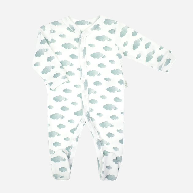 Pajacyk niemowlęcy dla chłopca Nicol 205031 56 cm Biały/Szary (5905601015123) - obraz 1