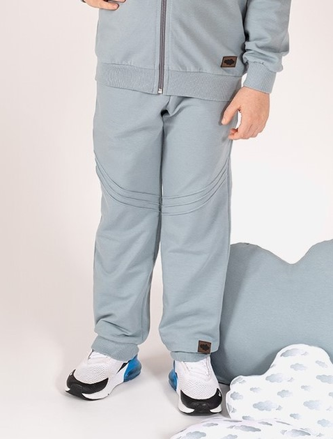 Дитячі спортивні штани для хлопчика Nicol 205275 80 см Сірі (5905601016953) - зображення 1