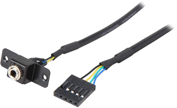 Kabel ASRock Deskmini 3.5 mm AUX Rear Audio Cable Czarny (90-BXG3G0-A0XCR2W) - obraz 1