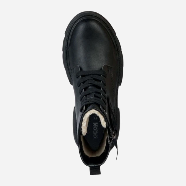 Trzewiki młodzieżowe dziewczęce ocieplane Geox GEOJ36HVH000BCC9999 39 Czarne (8056206360440) - obraz 4