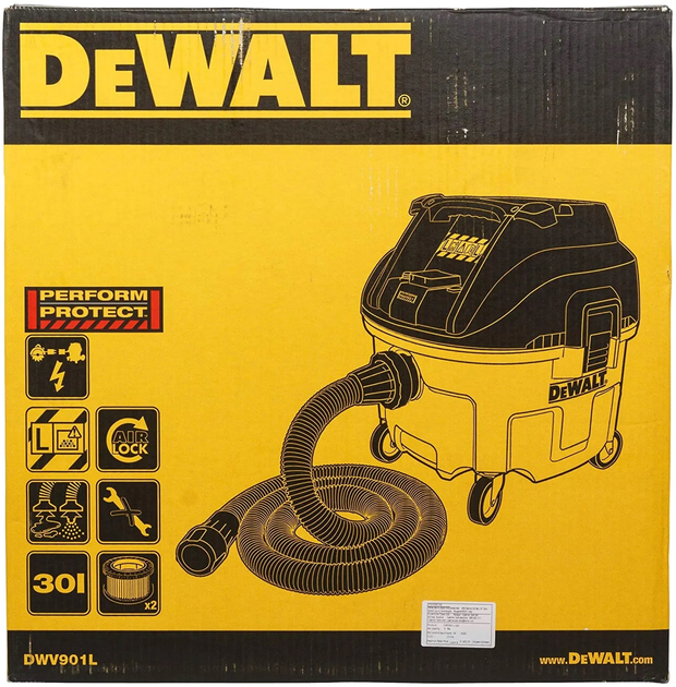 Промисловий пилосос DeWalt DWV901L - зображення 8