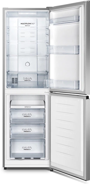 Двокамерний холодильник Gorenje NRK4181CS4 - зображення 3