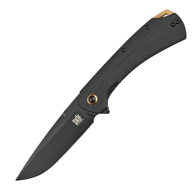 Нож складной Skif Frontier BSW, (длина: 218 мм, лезвие: 95 мм, черное), черный - изображение 1