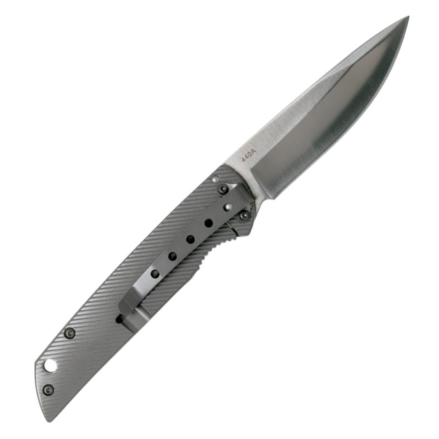 Нож складной Boker Magnum Eternal Classic (длина 205 мм, лезвие 95 мм), серый - изображение 2