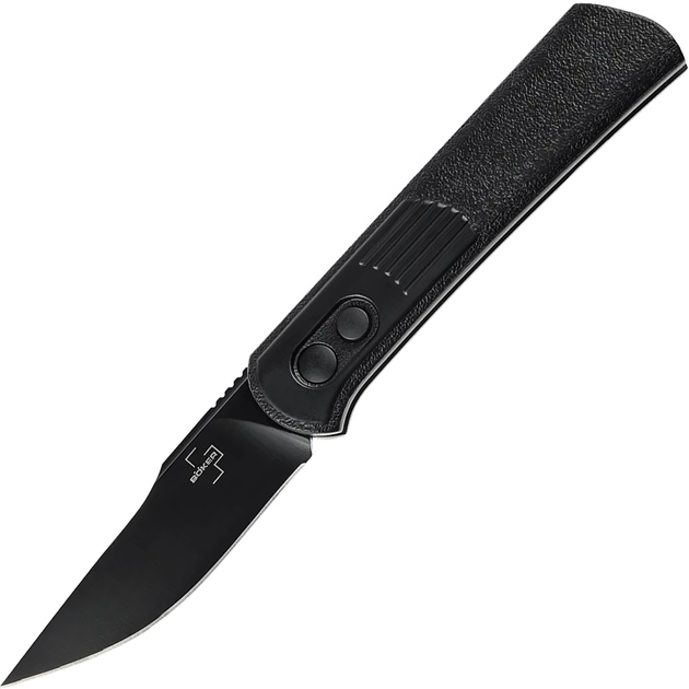 Нож складной Boker Plus Alluvial All Black (длина: 194мм, лезвие: 80мм, черное), черный - изображение 1